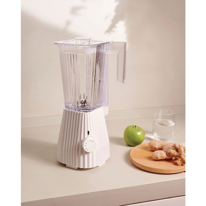 Alessi - Plissé Electric Blender - UK Plug White